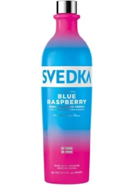 SVEDKA BLUE RASPBERRY VODKA